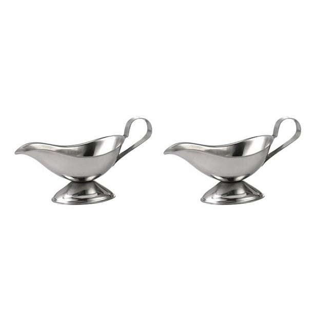 Injueey Recipiente de acero inoxidable para salsa, para verter condimentos, salsa de pimienta de soja, de cocina, suministros de vajilla para Type3 NO3