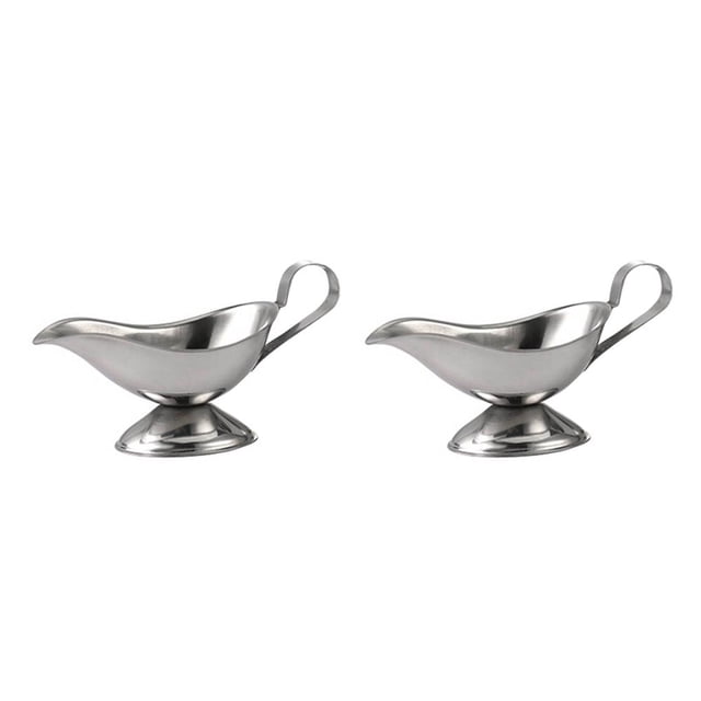 Maoww Gravy Boats Condiments Container Seasoning Pouring Plate Sauce with Handle Kitchen Coffee Dish Tableware Restaurant Type3 NO3