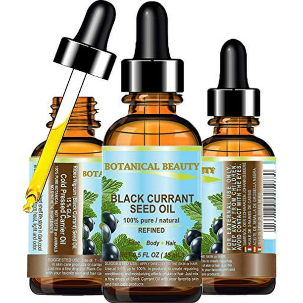 Aceite de semillas de grosella negra Carrier Oil Botanical Beauty, 15 ml