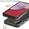 thumbnail image 6 of for Galaxy A14 5G Case Samsung A14 5G Case with 2* Screen Protector Premium Clear Back Panel + TPU Bumper Cover for Samsung Galaxy A14 5G（YKL Clear）, 6 of 7