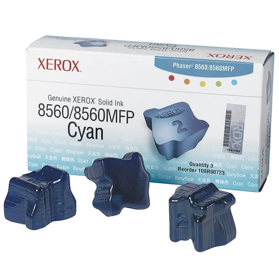 Xerox 108R00723 Solid Ink - 3 Sticks - Cyan