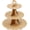 Brown, variant on Soleebee 3-Tier Cupcake Stand, Cardboard Cupcake Tower, Dessert Cup Cake Stand Tower for Birthday Wedding Party Decoration, Cupcake Tier Stand 1 Set (Black)