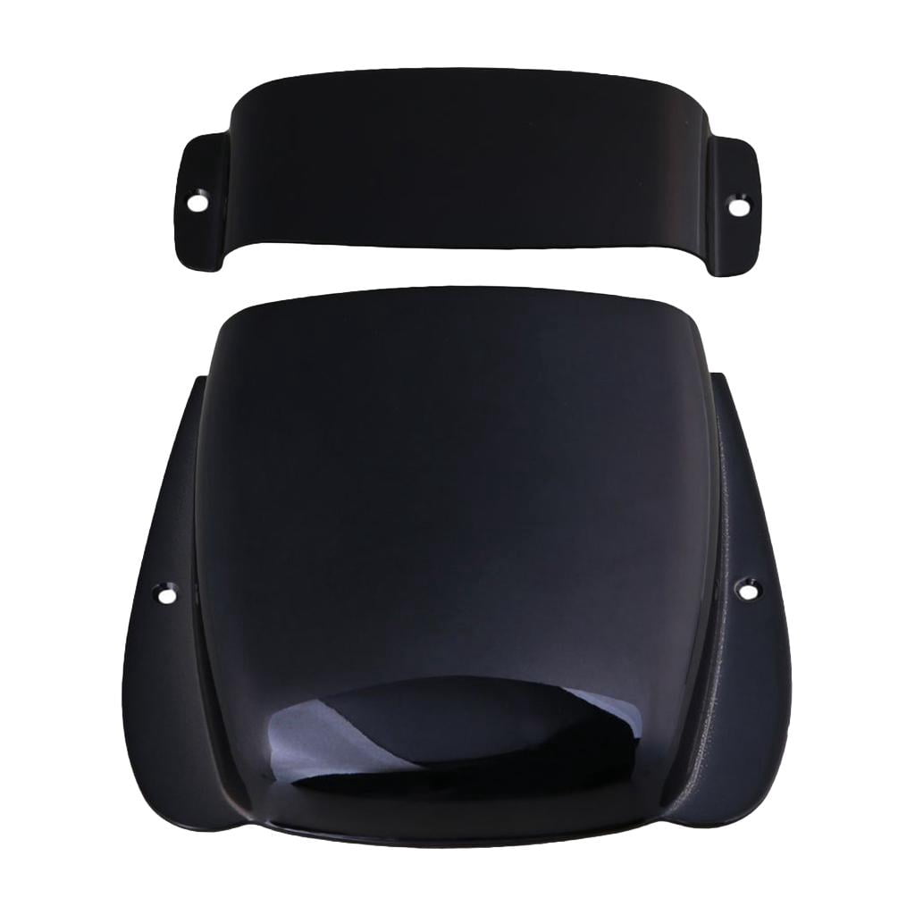 LeeQinersw Zinc Alloy Jazz Bass Guitar Bridge&Pickup Cover for Electric Bass Black