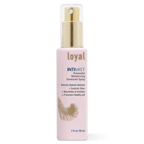 Loyal Intimist Gentle Moisturizing Intimate Deodorant Spray, Rosewater, 2oz