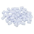 thumbnail image 1 of Uxcell Embouts en PVC, Lot de 50 7mm IDx9mm OD Embouts de Protection pour Boulons Ronds, Blanc, 1 of 7