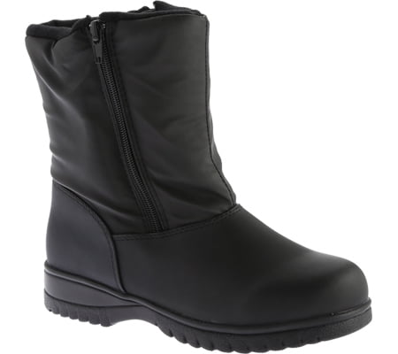 Tundra - tundra fran women round toe synthetic black winter boot ...