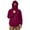A73 Hot Pink, variant on LEKWK Fleece Hoodies for Men with Mask, Thermal Winter Double Hooded Zip Up Sweatshirt Windproof Outdoor Sports Jacket Outerwear