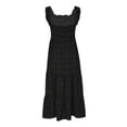 thumbnail image 4 of DailyTrove Women's Asymmetric Hem Maxi Dress-Sleeveless-Fit & Flare-Rayon-for Beach Vacation/Summer Party-Flowy Asymmetric, 4 of 4