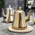 thumbnail image 1 of HLONK Stainless Steel Tea Kettle - Food Grade  Multifunctional Coffee Teapot with Tea Strainer Mesh  for Home, 1 of 8