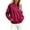 Hot Pink women long sleeve knit sweater a1, variant on Women Long Sleeve Knitted Pullover Relaxed Fit Crew Neck Solid Casual Sweater Cozy Warm Soft Fall Winter Weekend Outdoor Vacation Wear, Light Blue M