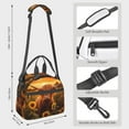 thumbnail image 2 of Uemuo Vintage Sunflower Cow B Printed Lunch Bag Lunch Box Reusable Insulated Lunch Tote Bag, Leakproof Thermal Cooler Sack Food Handbags Case High Capacity, 2 of 5