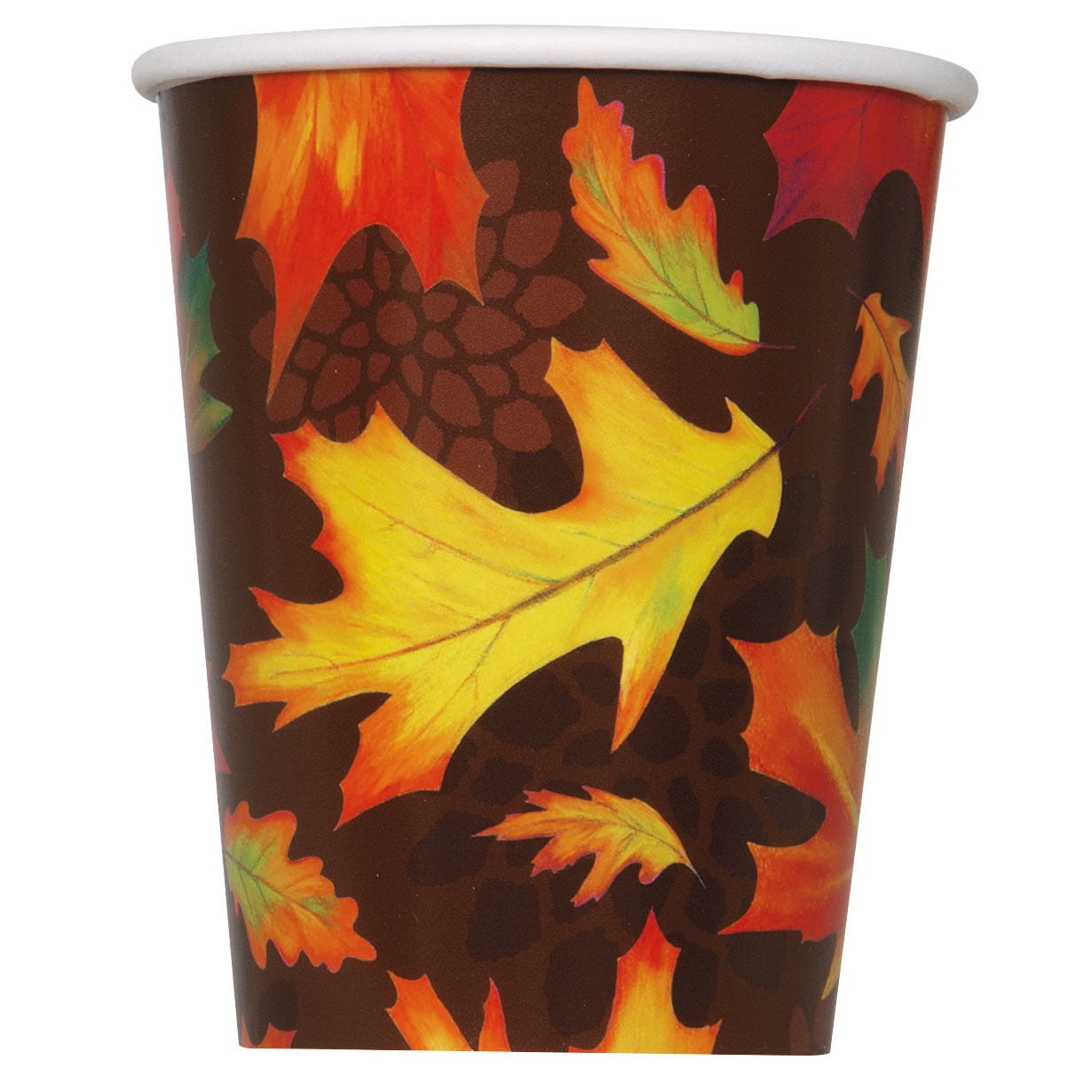 Fall Leaves 9oz Paper Cups, 8ct - Walmart.com