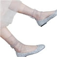 thumbnail image 3 of BONIXOOM Socks Women Semi-Opaque Low-Cut Cotton, PolyesterCasual Cozy Socks Gray One Size, 3 of 3