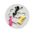 thumbnail image 2 of 2 Pcs Mini Tie Bow Candy Chocolate Silicone Mold Beard Fondant Cake mould by Runloo, 2 of 4