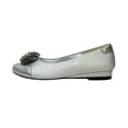 thumbnail image 3 of FUZZY Andie Women's Wide Width Dress Casual Round Toe Flats with Bow, 3 of 11