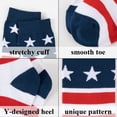thumbnail image 2 of COOPLUS Women Crew Socks American Flag Patriotic 4th of July Independence Day Novelty Casual Socks 5 Pairs, 2 of 7