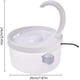 thumbnail image 2 of Dispensador de agua para gatos con filtro Dispensador de agua automático Pet USB Bomba de agua Agua potable con luz LED Tazón de agua elegante Silencio Reciclable Ventana de nivel de agua transparente Vhermosa 22*21.5*13.5cm, 2 of 4