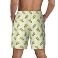 thumbnail image 4 of Balery Corn Mens Swim Trunks Swim Shorts for Men Quick Dry Inseam Beach Shorts with Compression Liner Pocket-, 4 of 9