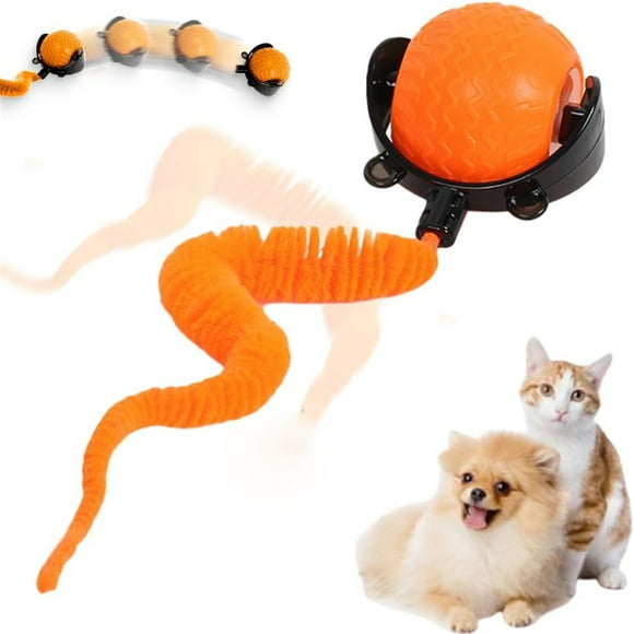 Jouet Interactif Roulant pour Chat Jouet Interactif pour Chien Jouet Automatique Roulant 360° Jouet Intelligent pour Chien/chat