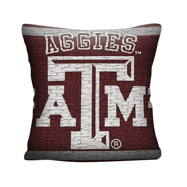 NCAA Texas A&M University 20" Square Decorative Woven ...
