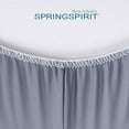 thumbnail image 3 of Box Spring Cover Queen Size, Alternates for Bed Skirt, Smooth and Elastic Woven Material Wrap Around 4 Sides of The Box Spring, Wrinkle & Fading Resistant, Washable, Dustproof, Gray, 3 of 5