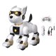 thumbnail image 5 of Juguete para perro robot, juguete electrónico para mascotas, perro mecánico eléctrico con detección de gestos, juguete para cachorros con control oro, 5 of 9