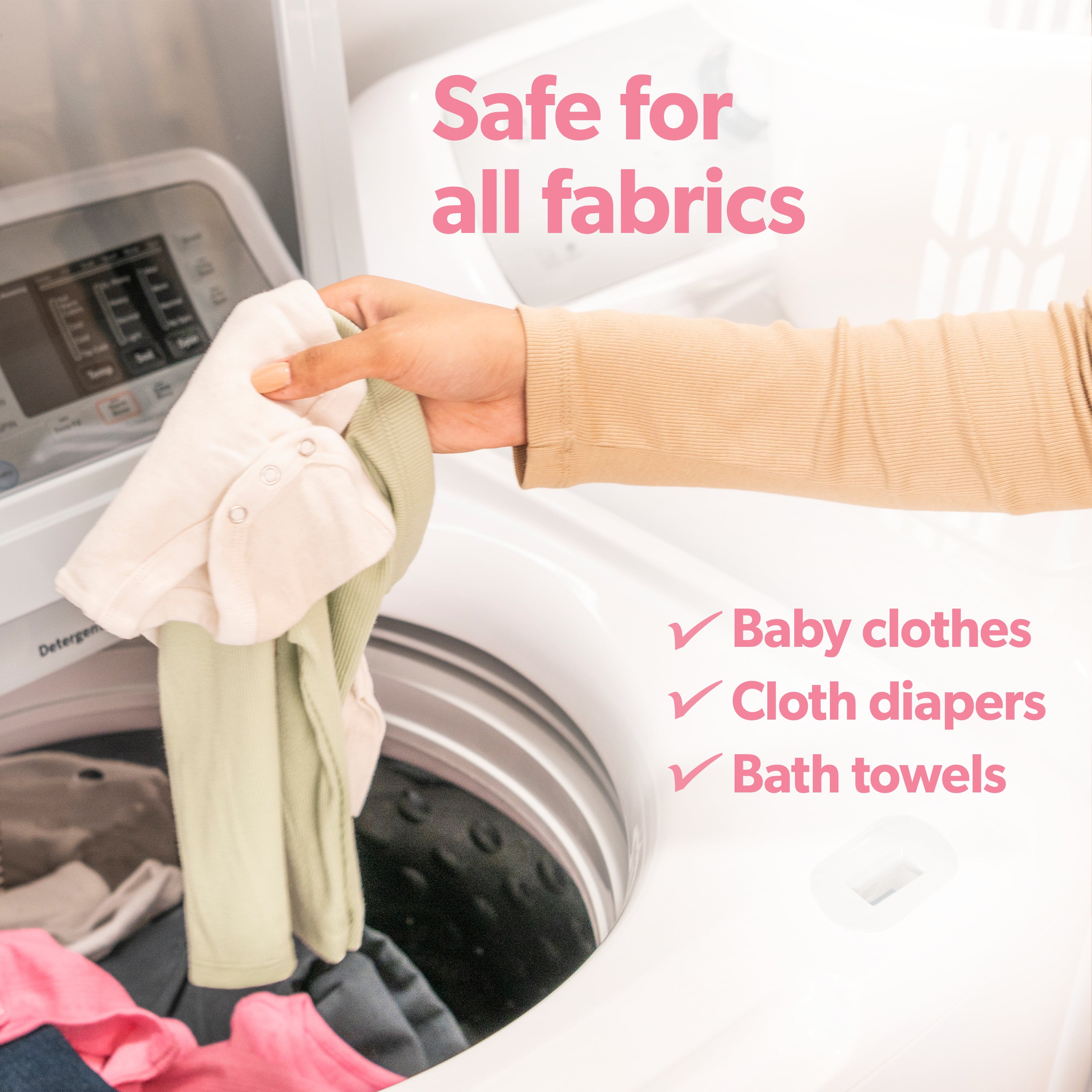 Dreft Baby Gentle Cleansing Fabric Rinse and Odor Remover, Hypoallergenic, Lightly Scented, 48 fl oz