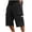 Black, variant on Athletic Shorts for Men Men's Loose Fit Baggy Denim Shorts - Below Knee Long Jorts, Casual 5-Pocket Jean Shorts for Everyday Daily Work(Blue,XL)