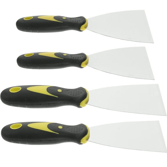 SILENRADAWN Metal Scraper Plastic 4Pcs 6.3X2.5 In