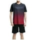 thumbnail image 1 of Camisas de Ajuste Suelto para Hombre, Gradiente Transpirable de Malla Casual, Pantalones Cortos de Manga Corta Delgada, 1 of 6