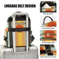 thumbnail image 3 of FORMRS Mini Backpack Purse for Women Travel Daypack Casual Shoulder Bag, Stripes and Circle, 3 of 7