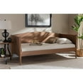 thumbnail image 6 of Baxton Studio Veles Mid-Century Modern Ash Wanut Finished Wood Daybed, 6 of 8