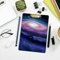 thumbnail image 7 of FMSHPON Spiral Galaxy Milky Way Clipboard Hardboard Wood Nursing Clip Board and Pull for Standard A4 Letter 13x9 inches, 7 of 7