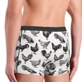 thumbnail image 3 of KLL Funny Chicken Men's Cotton Boxer Briefs Underwear-, 3 of 8