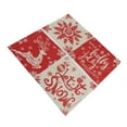 thumbnail image 2 of Christmas Pillow Covers, Christmas Pillowcase Deer Snowflake Snowman Invisibility Zipper  For Christmas 01, 2 of 8