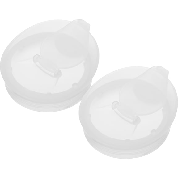 BESTONZON Pitcher with Lid Transparent Plastic 2Pcs