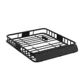 thumbnail image 1 of 46×36×5 Inch Universal Roof Rack Cargo Carrier Basket,Heavy Duty Steel Rooftop Cargo Carrier with Extension and Wind Deflector for SUVs Trucks, 1 of 7
