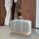 thumbnail image 3 of Bolsa de almacenamiento de ropa de lino y algodón grueso con tela lavable y duradera para mudanzas y organización estacional. Caja de almacenamiento plegable y suave para uso doméstico., 3 of 7