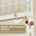 thumbnail image 5 of Adjustable Cabinet Door Organizer, 8-Tier Hanging Spice Rack Organizer, Metal Over the Door Pantry Organizer, Pantry Organizers and Storage Shelves for Kitchen Bathroom Laundry Room, White, 5 of 18