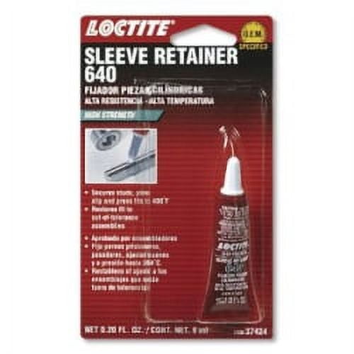 Loctite 37424 640 High Strength Sleeve Retainer Tube, 6-milliliter