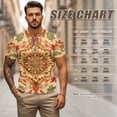 thumbnail image 5 of Aplkyhs Funny Couple Golf Shirts Vintage Mandala Floral Quick Dry Summer Lapel Business Casual Office Work Dress T Shirts Keep Cool in Hot Weather Washable Lightweight, 5 of 5