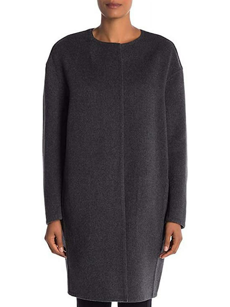 na.e ナエReversible Wool Coat_Gray NAWS Gray Relaxed Fit Woolen Coat – CHINASQUAD