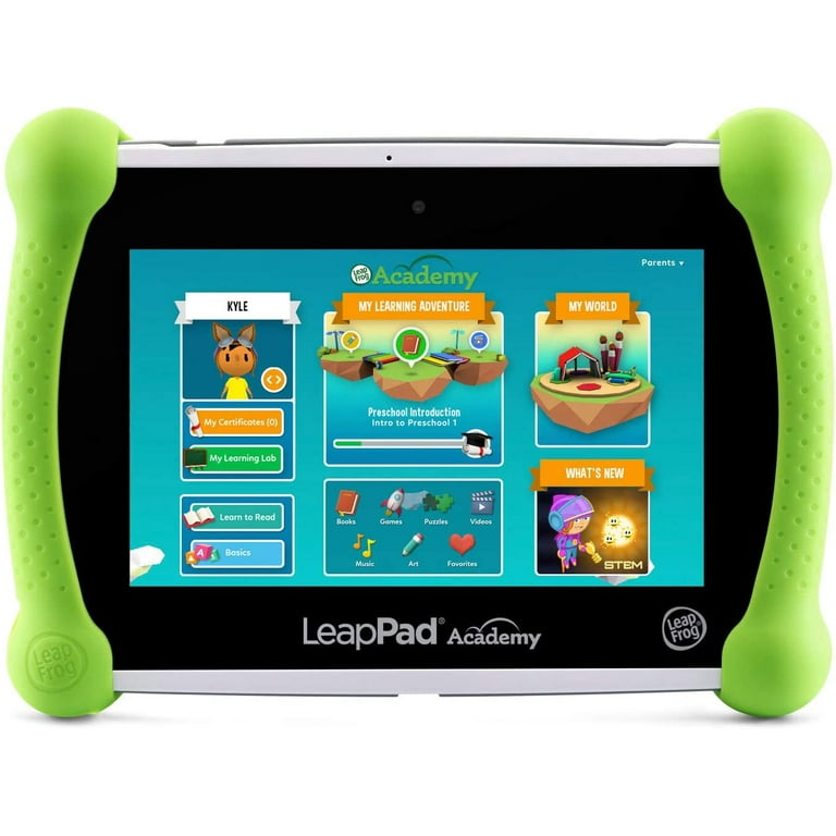 LeapFrog LeapPad Academy Kids' Learning Tablet, Green