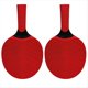 thumbnail image 1 of Artículos Deportivos Raquetas de Tenis de Mesa Multicolor de Silicona Adecuadas para Principiantes en Entrenamiento y Competición Rojo, 1 of 7