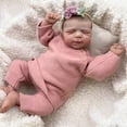 thumbnail image 2 of Reborn Baby Dolls Sleeping Girl 18 inch - Full Body Vinyl, Realistic Adorable Newborn Poseable Doll with Accessories, Gift Set for Kids 3+, 2 of 4