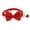Red, variant on Eoperou Pet Bow Collar Solid Color Holiday Dress Up Adorable Pet Cats Bow-knot Collar with Bell for Christmas