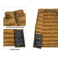 thumbnail image 5 of Little Donkey Andy Men's Lightweight Warm Puffer Vest Thermal Golf Sleeveless Jacket for Outdoor Hiking Travel Casual Mustard Gold 2XL, 5 of 7