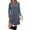64#Blue, variant on Womens Long Sleeve Dress Fall Outfits with Buttons Purple XL
