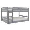 thumbnail image 3 of Better Homes and Gardens Tristan Full-over-Full Convertible Floor Bunk Bed, Gray, 3 of 16