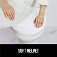 thumbnail image 5 of GORILLA GRIP Toilet Lid Seat Cover, Memory Foam, Elastic Universal Fit for Standard Round, White, 5 of 10
